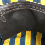 フェンディ FENDI トートバッグ 7VA390 イエロー/ブラウン キャンバス メンズ トートバッグ