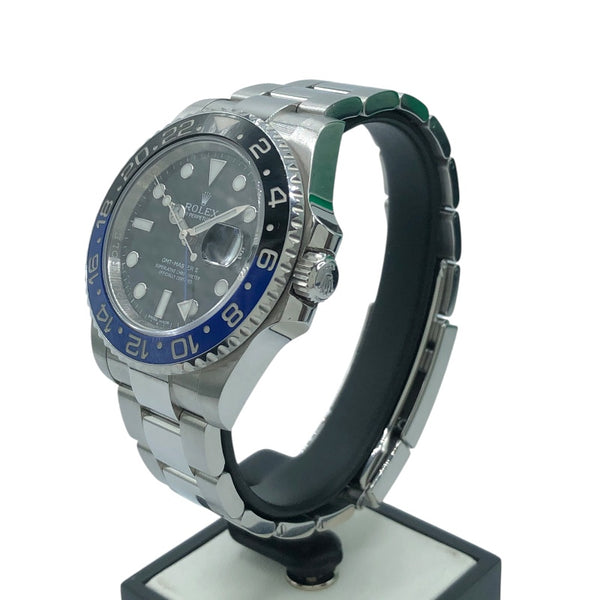 ロレックス ROLEX GMTマスター2 116710BLNR ブラック ステンレススチール メンズ 腕時計