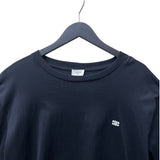 セリーヌ CELINE トリオンフ刺繍Tシャツ RX017507Z ブラック コットン メンズ 長袖Ｔシャツ