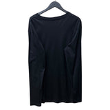 セリーヌ CELINE トリオンフ刺繍Tシャツ RX017507Z ブラック コットン メンズ 長袖Ｔシャツ