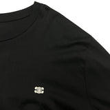 セリーヌ CELINE トリオンフ刺繍Tシャツ RX017507Z ブラック コットン メンズ 長袖Ｔシャツ