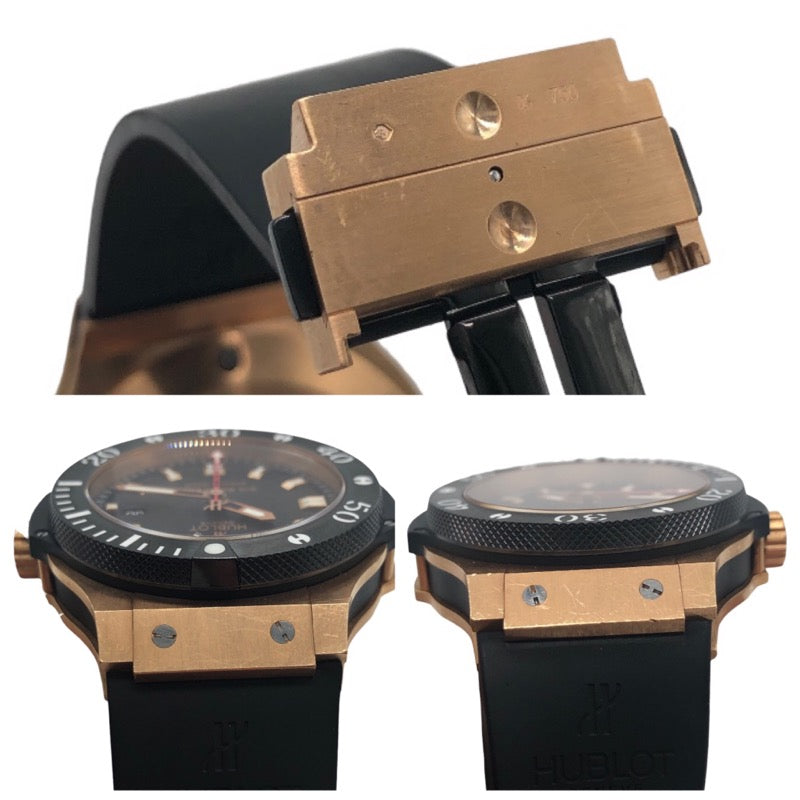 ウブロ HUBLOT ビッグバン キング 312.PM.1128.RX ブラック K18PG/セラミック/チタン/ラバーベルト 自動巻き メンズ 腕時計