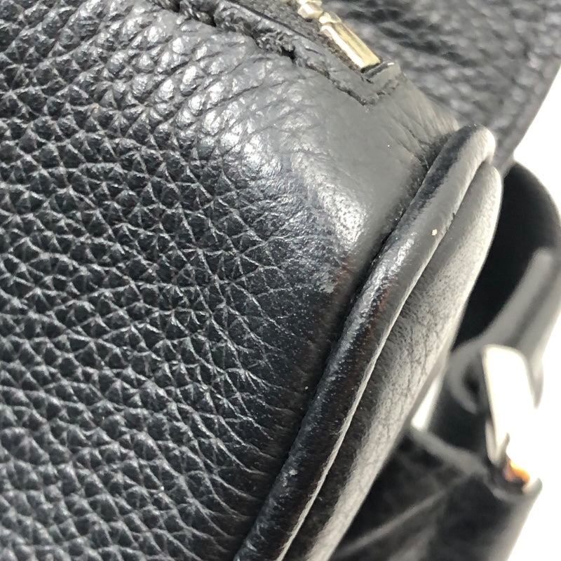 クリスチャン・ディオール Christian Dior サドルボディバッグ ブラック レザー メンズ ボディバッグ