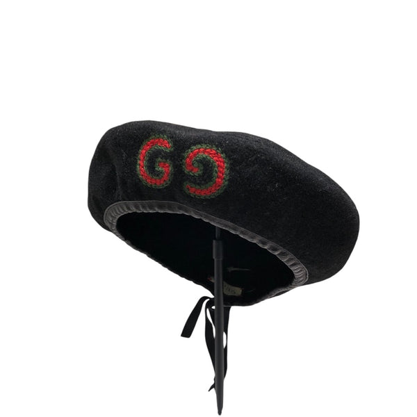 グッチ GUCCI ベレー帽 ブラック レディース その他ファッション雑貨