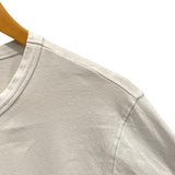 モンクレール MONCLER ロゴ刺繍Tシャツ 80320 ホワイト コットン メンズ 半袖Ｔシャツ
