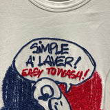 モンクレール MONCLER ロゴ刺繍Tシャツ 80320 ホワイト コットン メンズ 半袖Ｔシャツ