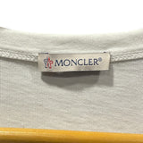 モンクレール MONCLER ロゴ刺繍Tシャツ 80320 ホワイト コットン メンズ 半袖Ｔシャツ