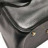 エルメス HERMES リンディ26 Y刻印 ブラック トリヨン レディース ショルダーバッグ