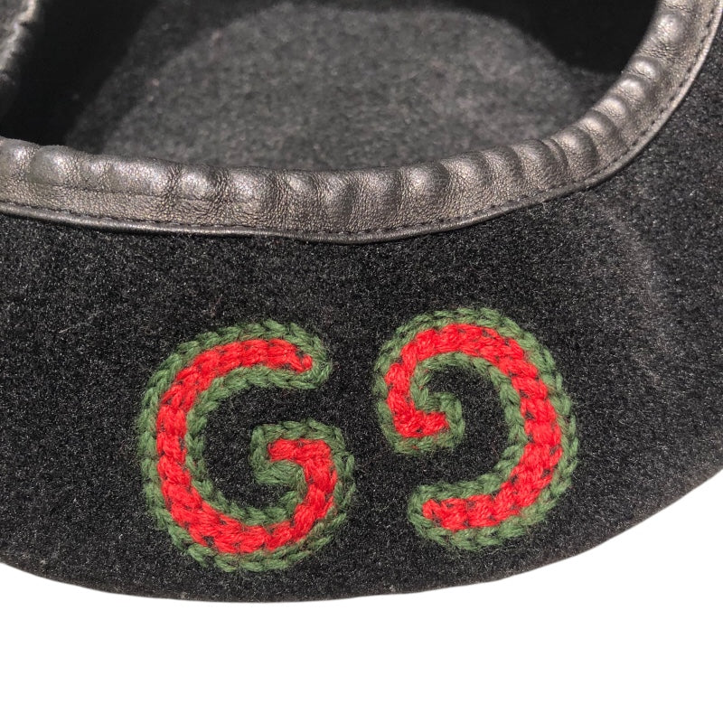 グッチ GUCCI ベレー帽 ブラック レディース その他ファッション雑貨