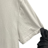 モンクレール MONCLER ロゴ刺繍Tシャツ 80320 ホワイト コットン メンズ 半袖Ｔシャツ