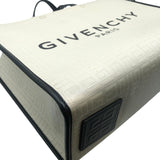 ジバンシィ GIVENCHY Gトートミディアム アイボリー コーティングキャンパス レディース ハンドバッグ