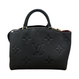ルイ・ヴィトン LOUIS VUITTON プティ・パレPM M58916 ブラック×ゴールド金具 モノグラム・アンプラント レディース ショルダーバッグ