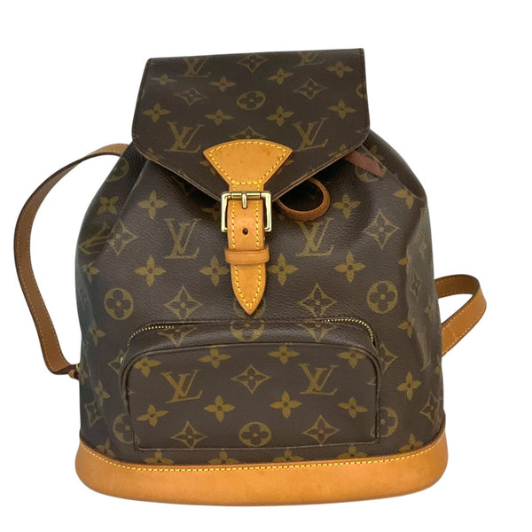 ルイ・ヴィトン LOUIS VUITTON モンスリMM M51136 ブラウン モノグラム レディース リュック・デイパック