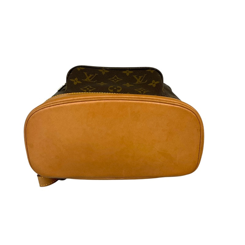 ルイ・ヴィトン LOUIS VUITTON モンスリMM M51136 ブラウン モノグラム レディース リュック・デイパック