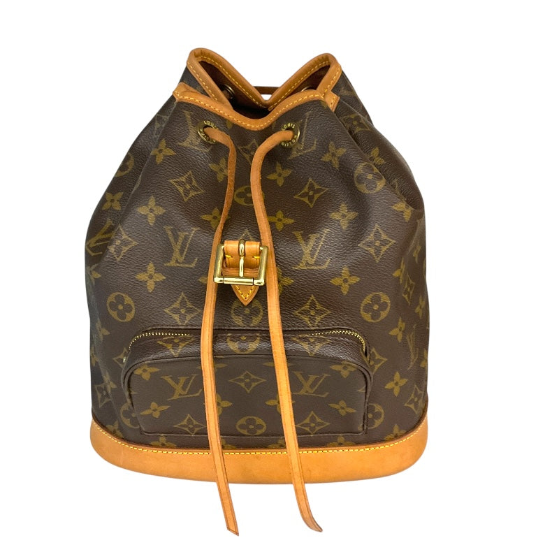 ルイ・ヴィトン LOUIS VUITTON モンスリMM M51136 ブラウン モノグラム レディース リュック・デイパック