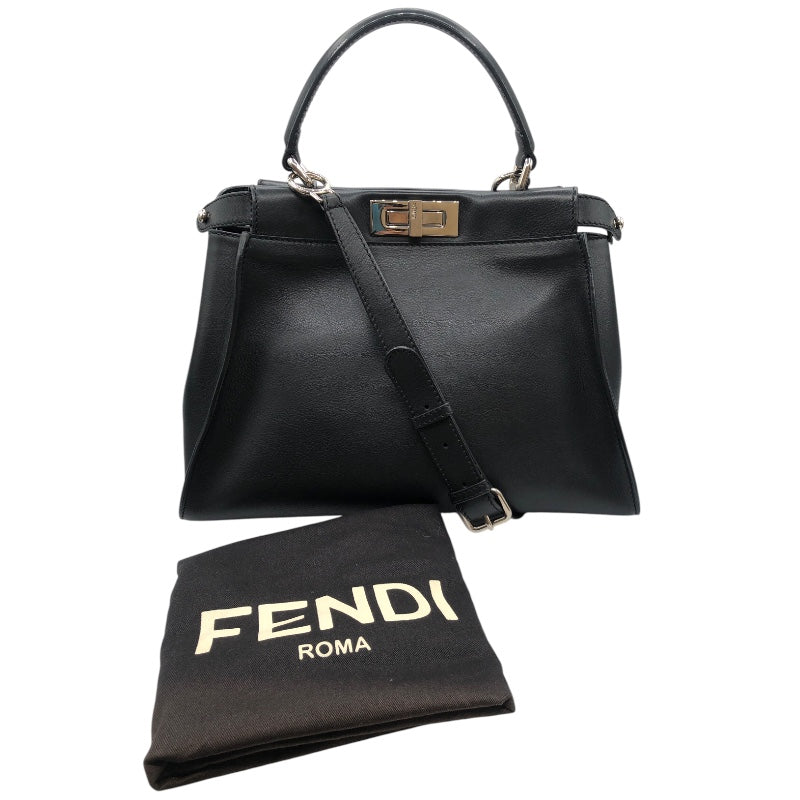 フェンディ FENDI ピーカブー レギュラー 8BN290 カーフ・パイソン メンズ ハンドバッグ | 中古ブランドリユースショップ  OKURA(おお蔵)