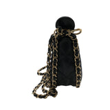 シャネル CHANEL マトラッセミニホーボーバッグ AP3232 ブラック×ゴールド金具 ラムスキン レディース ショルダーバッグ