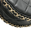 シャネル CHANEL マトラッセミニホーボーバッグ AP3232 ブラック×ゴールド金具 ラムスキン レディース ショルダーバッグ