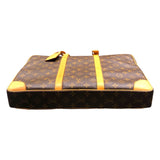 ルイ・ヴィトン LOUIS VUITTON ポルトドキュマン・ヴォワヤージュ M53361 ブラウン ゴールド金具 モノグラムキャンバス メンズ ブリーフケース