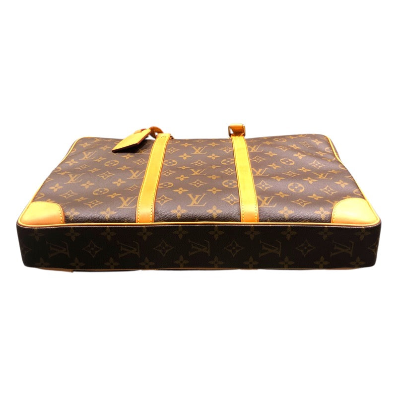ルイ・ヴィトン LOUIS VUITTON ポルトドキュマン・ヴォワヤージュ M53361 ブラウン ゴールド金具 モノグラムキャンバス メンズ ブリーフケース