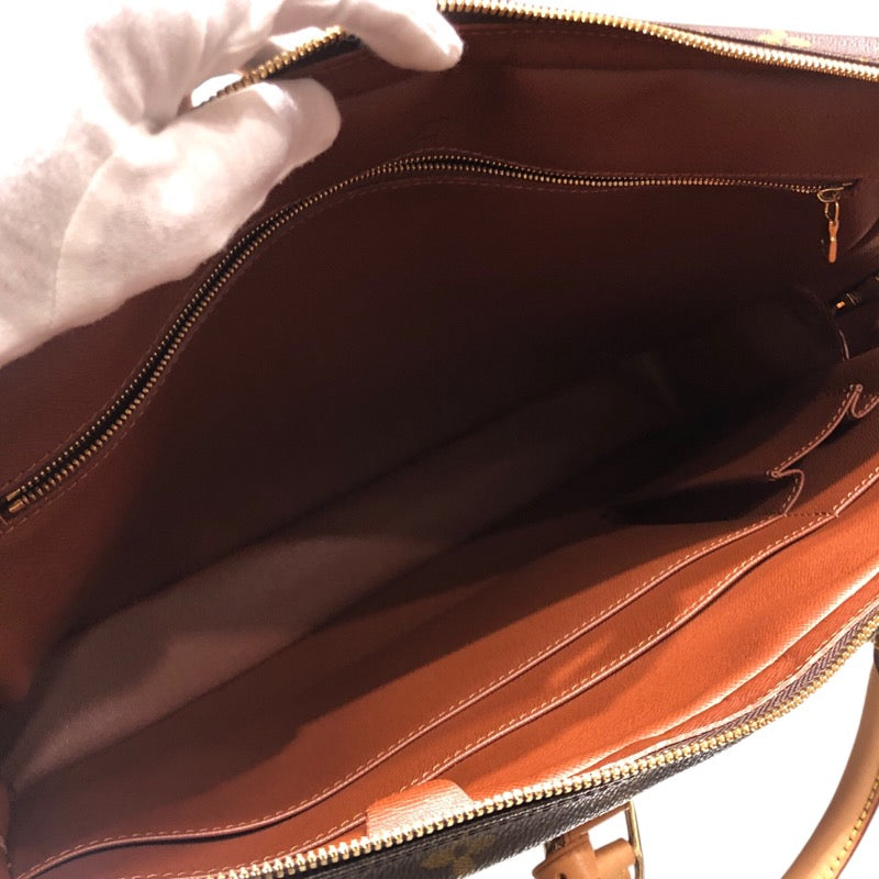 ルイ・ヴィトン LOUIS VUITTON ポルトドキュマン・ヴォワヤージュ M53361 ブラウン ゴールド金具 モノグラムキャンバス メンズ ブリーフケース