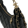 シャネル CHANEL マトラッセミニホーボーバッグ AP3232 ブラック×ゴールド金具 ラムスキン レディース ショルダーバッグ
