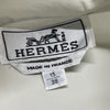 エルメス HERMES スタンドカラードレスシャツ クリーム コットン 38 メンズ 長袖シャツ