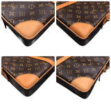ルイ・ヴィトン LOUIS VUITTON ポルトドキュマン・ヴォワヤージュ M53361 ブラウン ゴールド金具 モノグラムキャンバス メンズ ブリーフケース