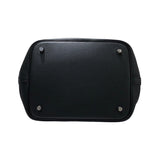 エルメス HERMES ピコタンロックMM Z刻 ブラック×シルバー金具 トリヨン レディース ハンドバッグ