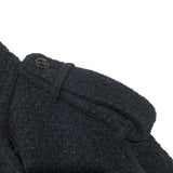 シャネル CHANEL ラメツイードピーコート P7338 ブラック コットン レディース ピーコート
