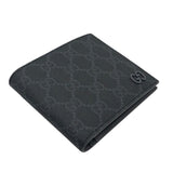 グッチ GUCCI GGコインウォレット 768244 グレー GGスプリームキャンバス メンズ 二つ折り財布