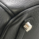 エルメス HERMES バーキン25 B刻 ブラック×シルバー金具 トゴ レディース ハンドバッグ