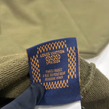 ルイ・ヴィトン LOUIS VUITTON LVスタッズロゴスウェットシャツ HQY88W カーキ コットン メンズ スウェット