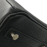 エルメス HERMES バーキン25 B刻 ブラック×シルバー金具 トゴ レディース ハンドバッグ