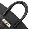 エルメス HERMES バーキン25 B刻 ブラック×シルバー金具 トゴ レディース ハンドバッグ