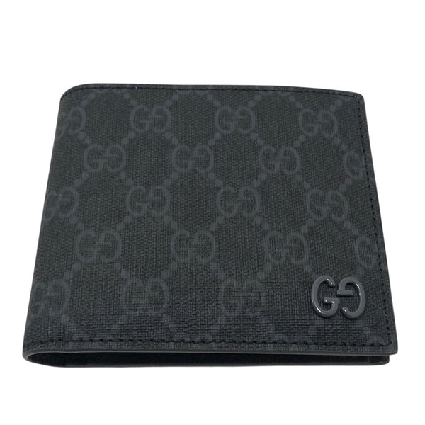 グッチ GUCCI GGコインウォレット 768244 グレー GGスプリームキャンバス メンズ 二つ折り財布