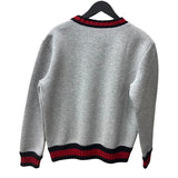 グッチ GUCCI スウェットシャツ 408239 グレー コットン メンズ 長袖シャツ