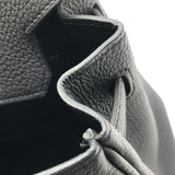 エルメス HERMES バーキン25 B刻 ブラック×シルバー金具 トゴ レディース ハンドバッグ