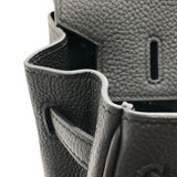 エルメス HERMES バーキン25 B刻 ブラック×シルバー金具 トゴ レディース ハンドバッグ