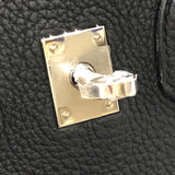 エルメス HERMES バーキン25 B刻 ブラック×シルバー金具 トゴ レディース ハンドバッグ