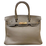 エルメス HERMES バーキン30 Y刻印 エトゥーブ/GD金具 スイフト レディース ハンドバッグ