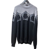 フェンディ FENDI ズッカスターハイネックニットセーター FXZ025 グレー ウール メンズ セーター