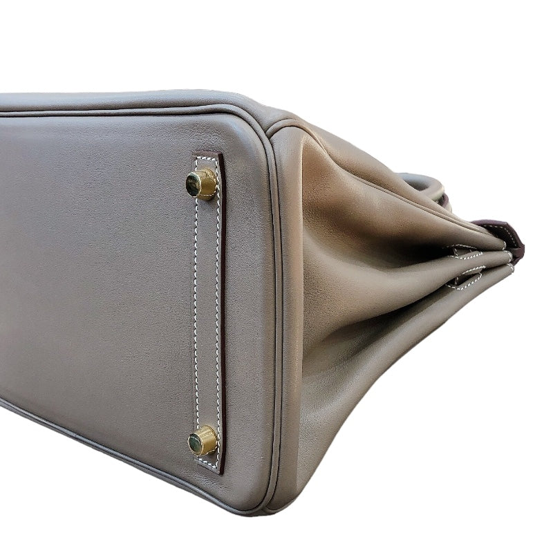 エルメス HERMES バーキン30 Y刻印 エトゥーブ/GD金具 スイフト レディース ハンドバッグ
