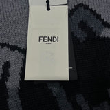 フェンディ FENDI ズッカスターハイネックニットセーター FXZ025 グレー ウール メンズ セーター