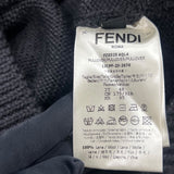 フェンディ FENDI ズッカスターハイネックニットセーター FXZ025 グレー ウール メンズ セーター