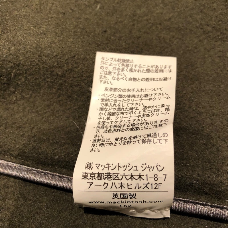 マッキントッシュ MACKINTOSH ダッフルコート カーキ ウール