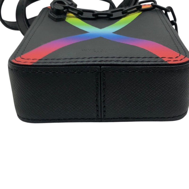 ルイ・ヴィトン LOUIS VUITTON ダヌーブ・メッセンジャー M30332 レインボー タイガレザー メンズ ショルダーバッグ
