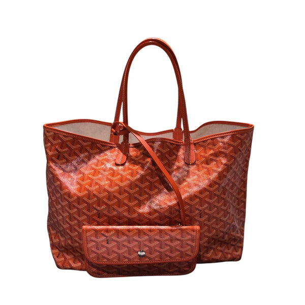 ゴヤール GOYARD サンルイPM オレンジ ゴヤールコーティングキャンバス レディース ハンドバッグ