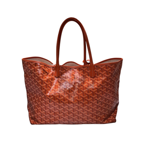 ゴヤール GOYARD サンルイPM オレンジ ゴヤールコーティングキャンバス レディース ハンドバッグ