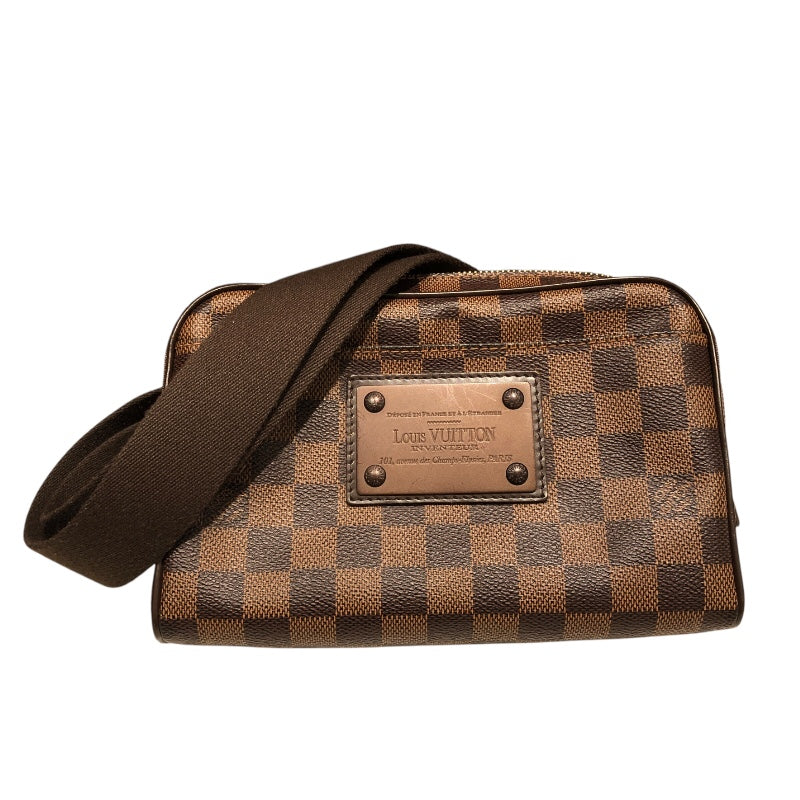 ルイ・ヴィトン LOUIS VUITTON バムバック・ブルックリン N41101 ダミエ ダミエ メンズ ボディバッグ